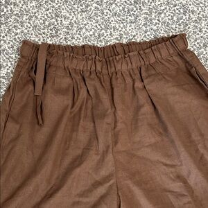 Brown Wide Leg Pants